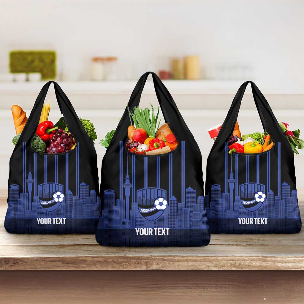New Zealand Auckland Football Custom Grocery Bag Go City of Sails Est 2025