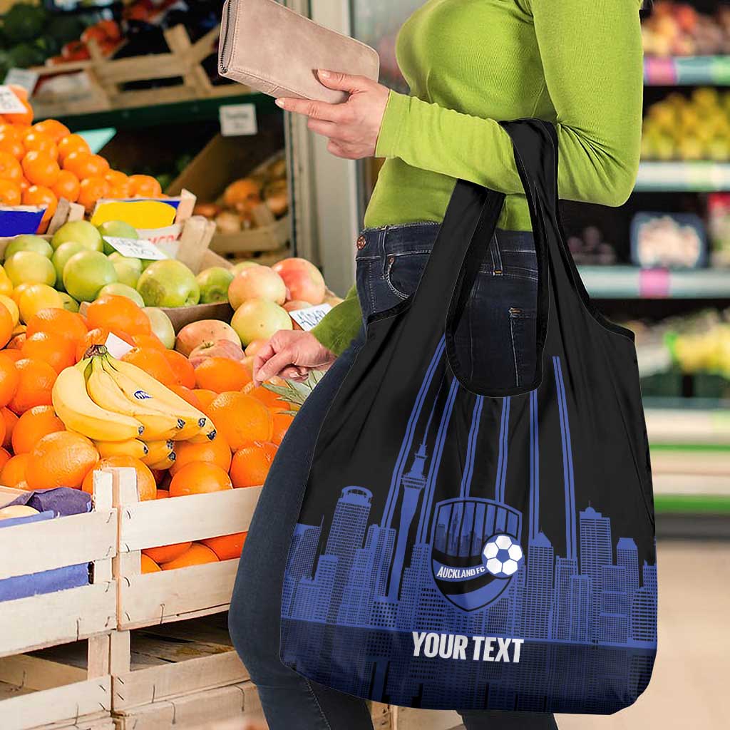 New Zealand Auckland Football Custom Grocery Bag Go City of Sails Est 2025