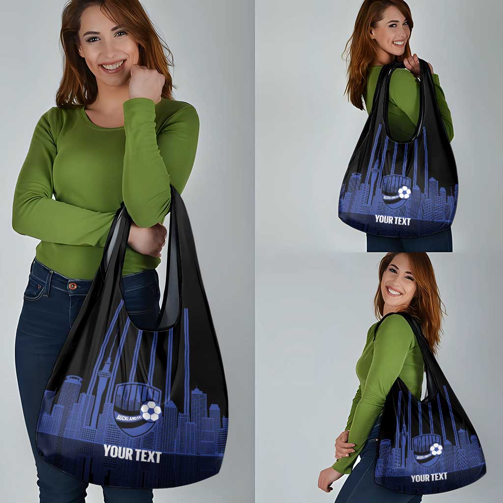 New Zealand Auckland Football Custom Grocery Bag Go City of Sails Est 2025