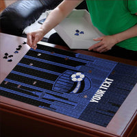 New Zealand Auckland Football Custom Puzzle Go City of Sails Est 2025