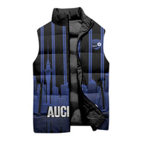 New Zealand Auckland Football Custom Sleeveless Puffer Jacket Go City of Sails Est 2025 LT14 - Polynesian Pride
