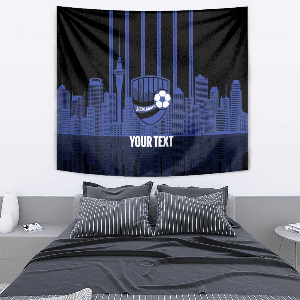 New Zealand Auckland Football Custom Tapestry Go City of Sails Est 2025 LT14 - Polynesian Pride