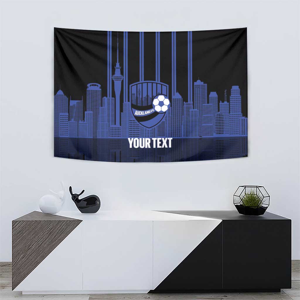 New Zealand Auckland Football Custom Tapestry Go City of Sails Est 2025 LT14 - Polynesian Pride