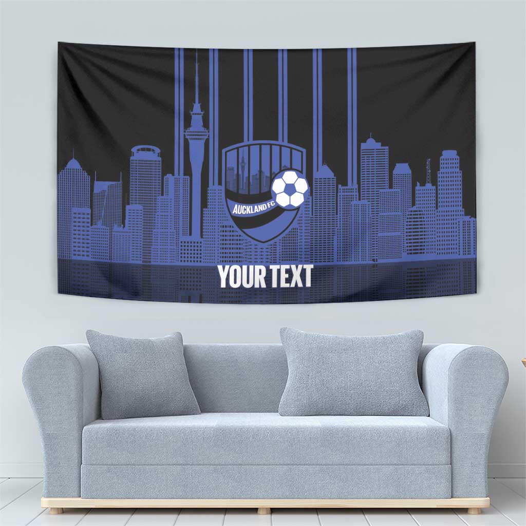 New Zealand Auckland Football Custom Tapestry Go City of Sails Est 2025 LT14 - Polynesian Pride