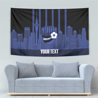 New Zealand Auckland Football Custom Tapestry Go City of Sails Est 2025 LT14 - Polynesian Pride