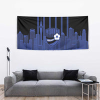 New Zealand Auckland Football Custom Tapestry Go City of Sails Est 2025 LT14 - Polynesian Pride