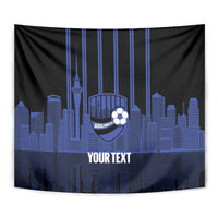 New Zealand Auckland Football Custom Tapestry Go City of Sails Est 2025 LT14 - Polynesian Pride
