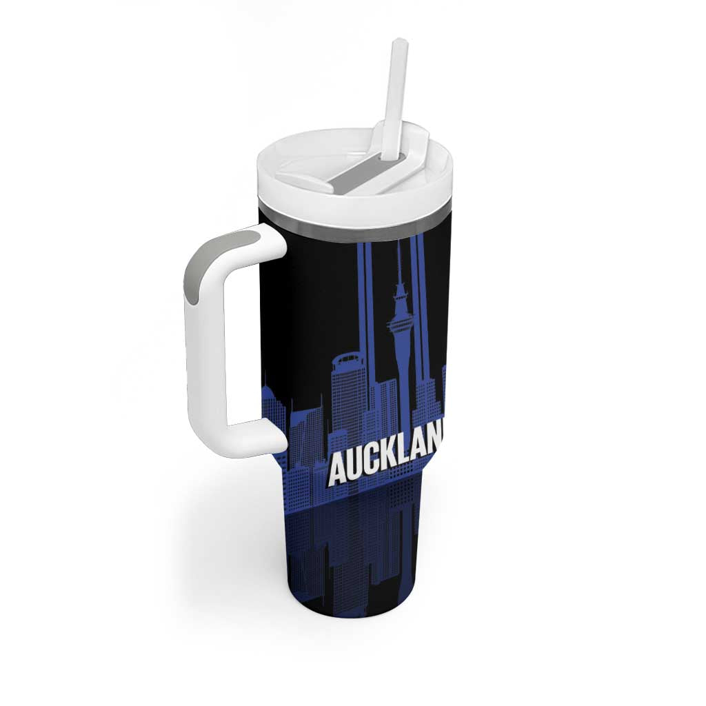 New Zealand Auckland Football Custom Tumbler With Handle Go City of Sails Est 2025