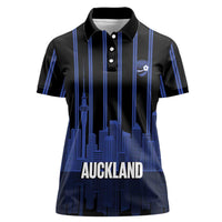 New Zealand Auckland Football Custom Women Polo Shirt Go City of Sails Est 2025