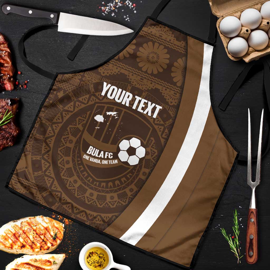 Bula Fiji Football Custom Apron One Vanua One Team Tapa Pattern