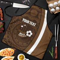 Bula Fiji Football Custom Apron One Vanua One Team Tapa Pattern