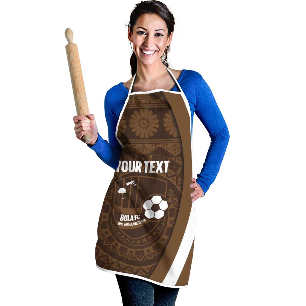 Bula Fiji Football Custom Apron One Vanua One Team Tapa Pattern
