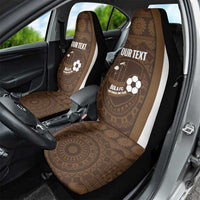 Bula Fiji Football Custom Car Seat Cover One Vanua One Team Tapa Pattern