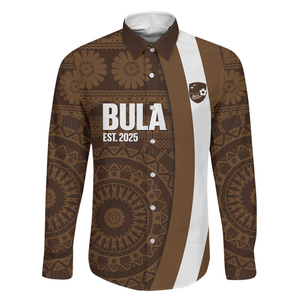 Bula Fiji Football Custom Family Matching Tank Maxi Dress and Hawaiian Shirt One Vanua One Team Tapa Pattern