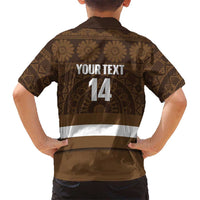 Bula Fiji Football Custom Hawaiian Shirt One Vanua One Team Tapa Pattern