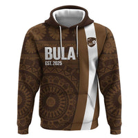 Bula Fiji Football Custom Hoodie One Vanua One Team Tapa Pattern