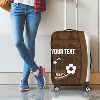 Bula Fiji Football Custom Luggage Cover One Vanua One Team Tapa Pattern LT14 - Polynesian Pride