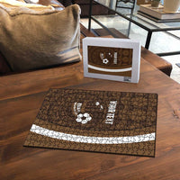 Bula Fiji Football Custom Puzzle One Vanua One Team Tapa Pattern