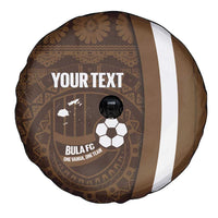 Bula Fiji Football Custom Spare Tire Cover One Vanua One Team Tapa Pattern