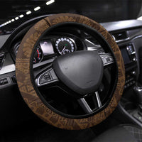 Bula Fiji Football Steering Wheel Cover One Vanua One Team Tapa Pattern