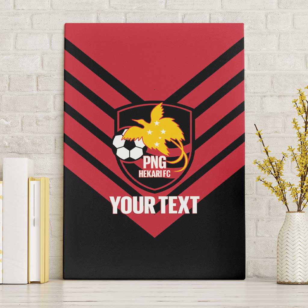 Hekari Papua New Guinea Football Custom Canvas Wall Art Go PNG Red Army