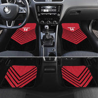Hekari Papua New Guinea Football Custom Car Mats Go PNG Red Army