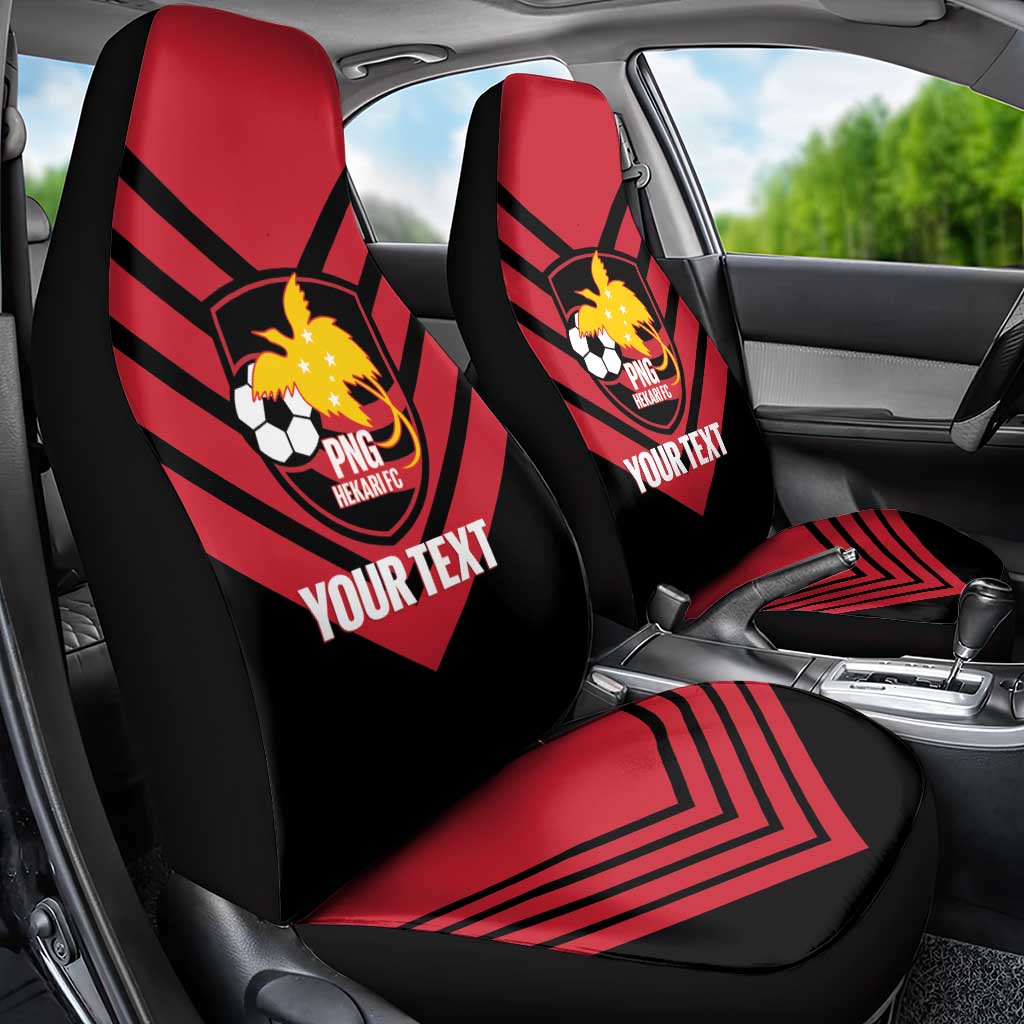 Hekari Papua New Guinea Football Custom Car Seat Cover Go PNG Red Army