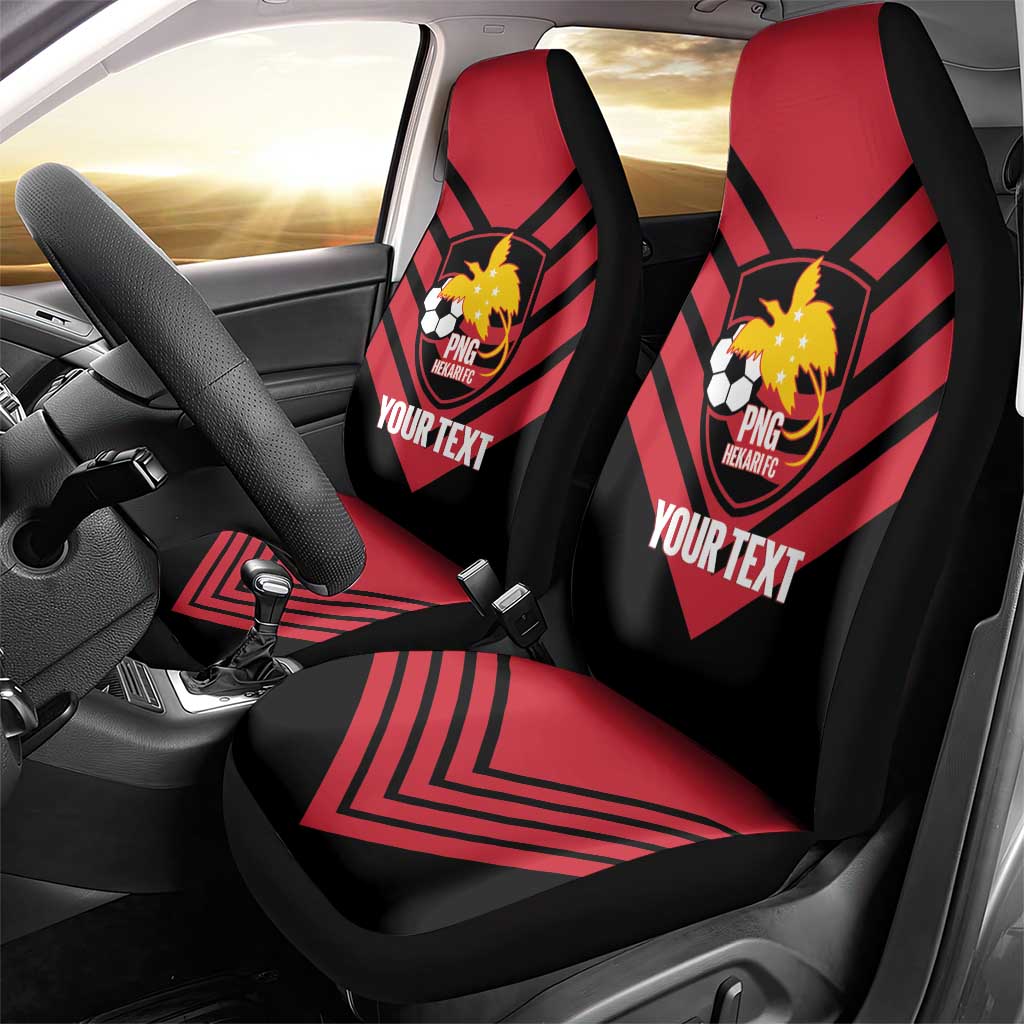 Hekari Papua New Guinea Football Custom Car Seat Cover Go PNG Red Army