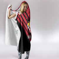 Hekari Papua New Guinea Football Custom Hooded Blanket Go PNG Red Army