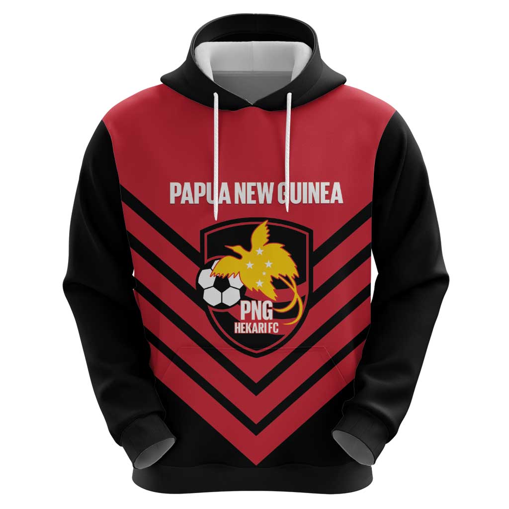 Hekari Papua New Guinea Football Custom Hoodie Go PNG Red Army