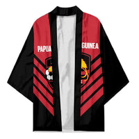 Hekari Papua New Guinea Football Custom Kimono Go PNG Red Army LT14 Unisex Red - Polynesian Pride