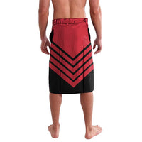 Hekari Papua New Guinea Football Custom Lavalava Go PNG Red Army LT14 - Polynesian Pride