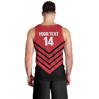 Hekari Papua New Guinea Football Custom Men Tank Top Go PNG Red Army