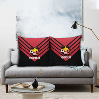 Hekari Papua New Guinea Football Custom Pillow Cover Go PNG Red Army