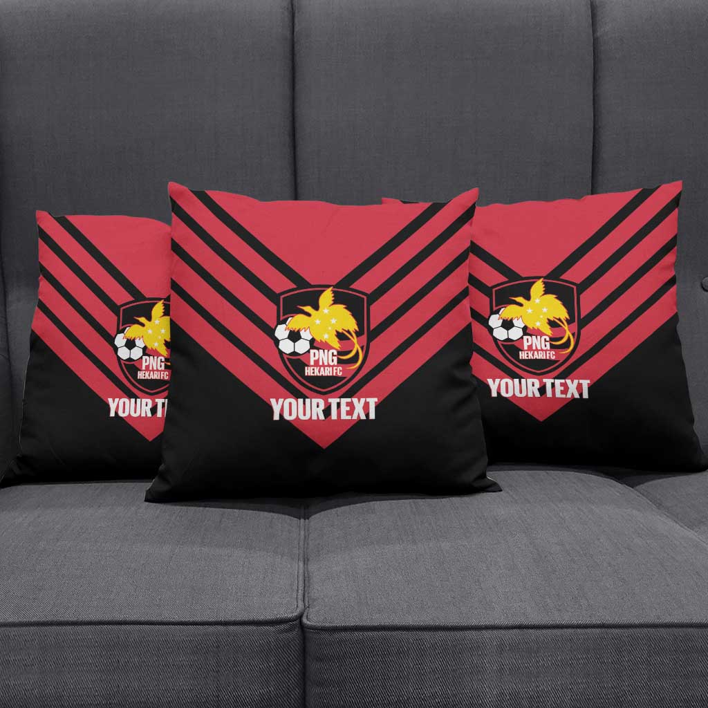 Hekari Papua New Guinea Football Custom Pillow Cover Go PNG Red Army