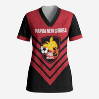 Hekari Papua New Guinea Football Custom Scrub Top Go PNG Red Army LT14 Adult Red - Polynesian Pride