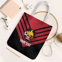 Hekari Papua New Guinea Football Custom Tote Bag Go PNG Red Army