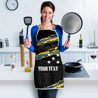 Kings Solomon Islands Football Custom Apron Come On Solomons Polynesian Grunge Style LT14 - Polynesian Pride