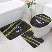 Kings Solomon Islands Football Custom Bathroom Set Come On Solomons Polynesian Grunge Style LT14 - Polynesian Pride
