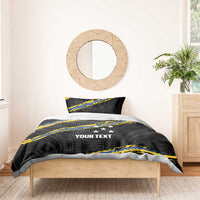 Kings Solomon Islands Football Custom Bedding Set Come On Solomons Polynesian Grunge Style