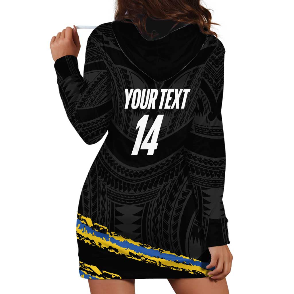 Kings Solomon Islands Football Custom Hoodie Dress Come On Solomons Polynesian Grunge Style