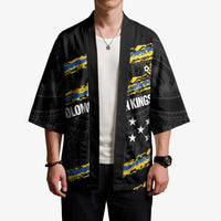 Kings Solomon Islands Football Custom Kimono Come On Solomons Polynesian Grunge Style