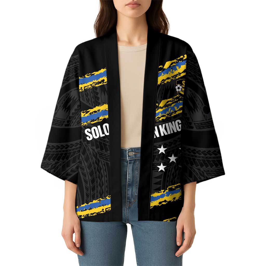 Kings Solomon Islands Football Custom Kimono Come On Solomons Polynesian Grunge Style