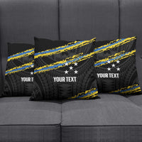 Kings Solomon Islands Football Custom Pillow Cover Come On Solomons Polynesian Grunge Style