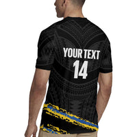 Kings Solomon Islands Football Custom Rugby Jersey Come On Solomons Polynesian Grunge Style