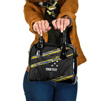 Kings Solomon Islands Football Custom Shoulder Handbag Come On Solomons Polynesian Grunge Style