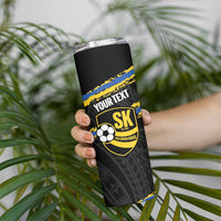 Kings Solomon Islands Football Custom Skinny Tumbler Come On Solomons Polynesian Grunge Style