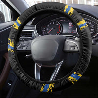 Kings Solomon Islands Football Steering Wheel Cover Come On Solomons Polynesian Grunge Style LT14 - Polynesian Pride