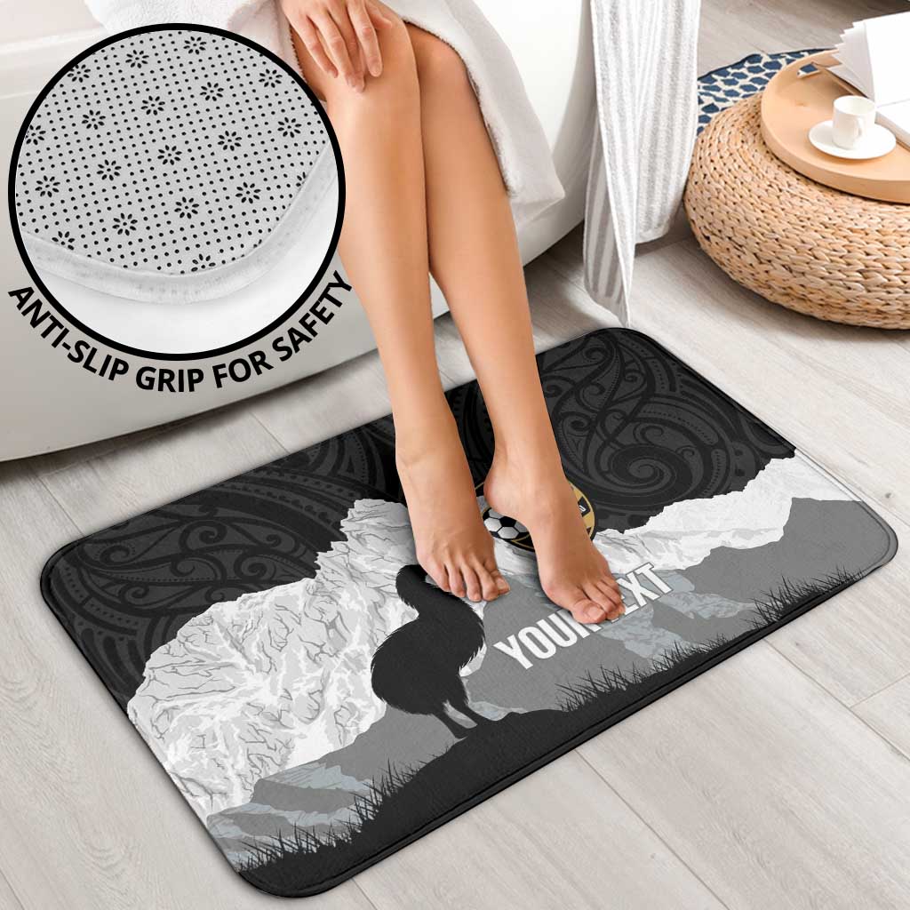 New Zealand South Island Football Custom Bathroom Set Aoraki Mount Cook With Kiwi Maori Pattern