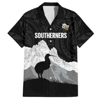 New Zealand South Island Football Custom Family Matching Long Sleeve Bodycon Dress and Hawaiian Shirt Aoraki Mount Cook With Kiwi Maori Pattern